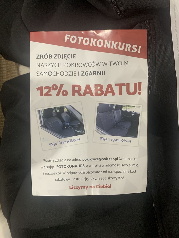 Pokrowce samochodowe czarne. VW Lupo