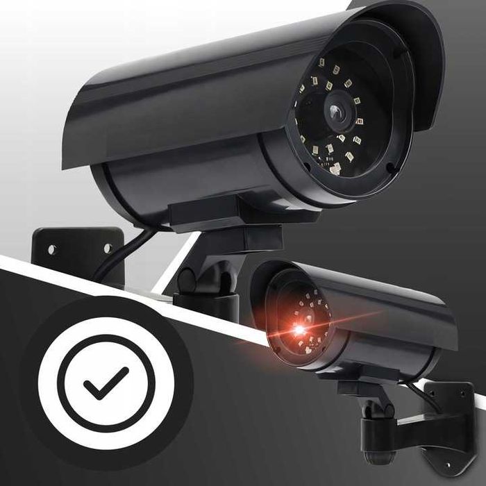 kamera atrapa ir kamera jak żywa imituje monitoring nowa sprawna