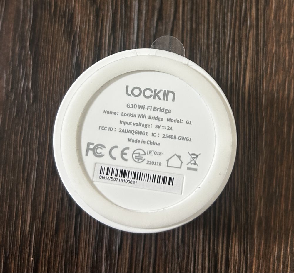 Розумний дверний замок Lockin G30, безключовий доступ, відбиток пальця
