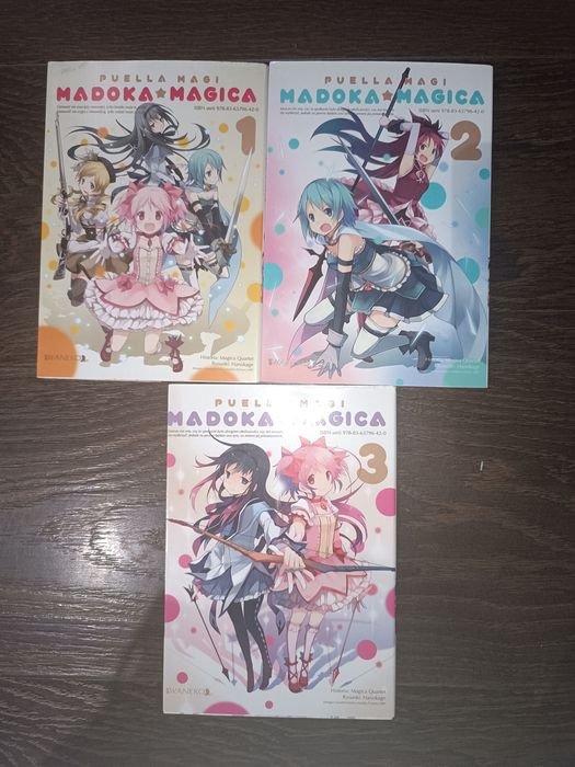 Manga Puella Magi Madoka Magica 1-3 tomy Unikat Zestaw Komplet