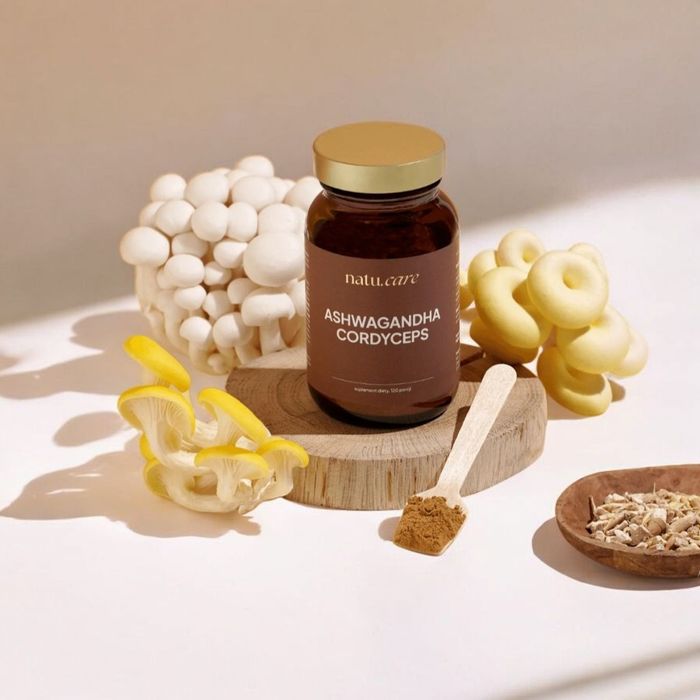 Гриби Adaptogens: Ashwagandha & Cordyceps