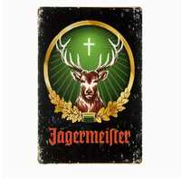 Metalowy Znak Plakat Jägermeister 20 x 30 cm