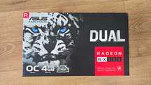 FVAT 23% Karta graficzna ASUS Dual OC Radeon RX 580 4 GB