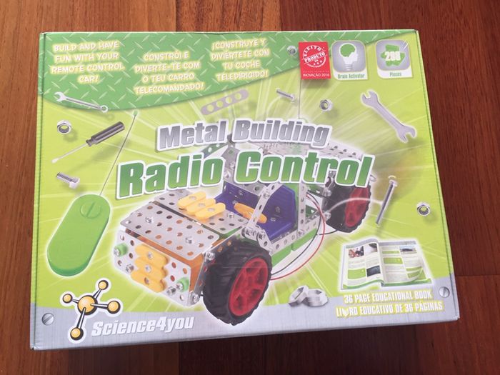 Metal building radio control Science4you    NOVO