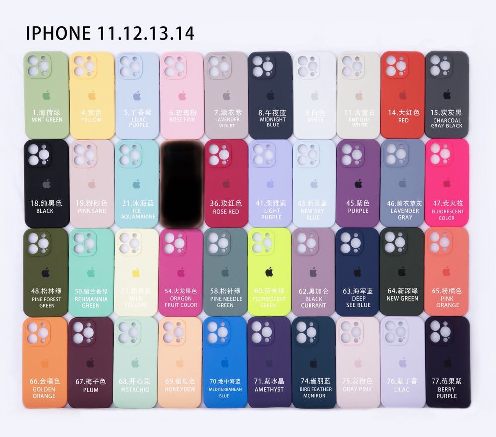 Чехол silicone case iphone 13, 13pro, 13promax опт/розница