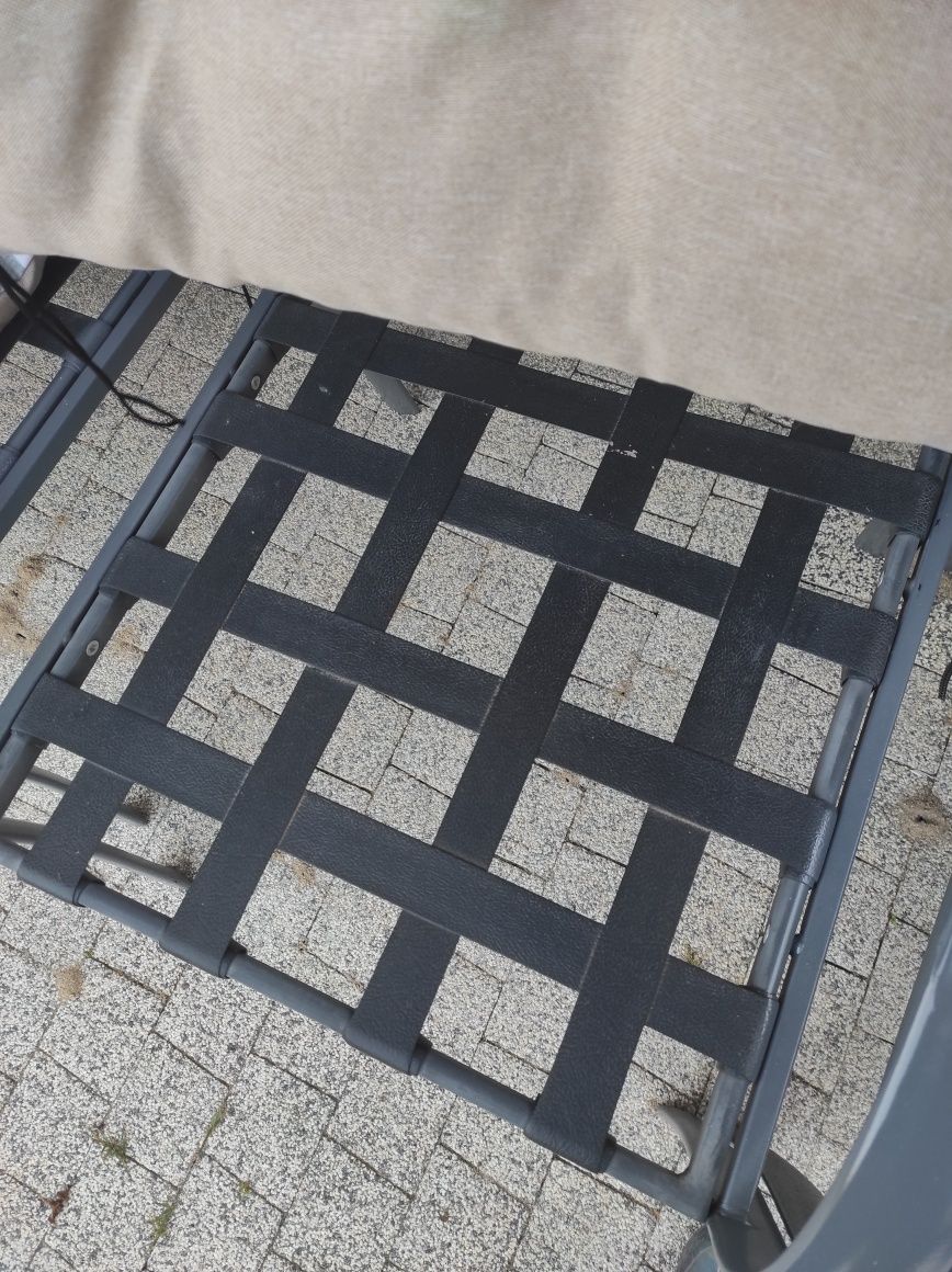 Fotel krzeslo ogrodowe metalowe