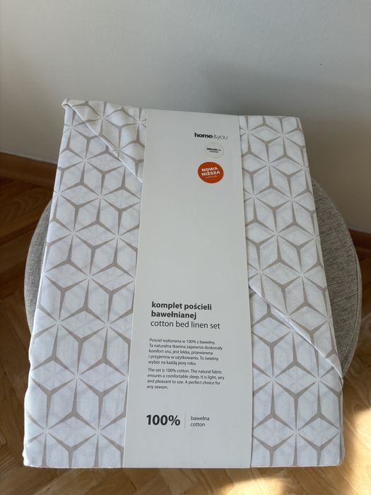 Zestaw posciel bawelniana home&you 200 x 220 i przescieradlo 160 x 200