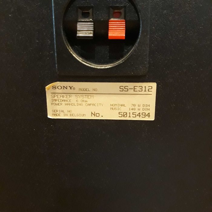 Kolumny głośnikowe podłogowe marki SONY model SS-E 312