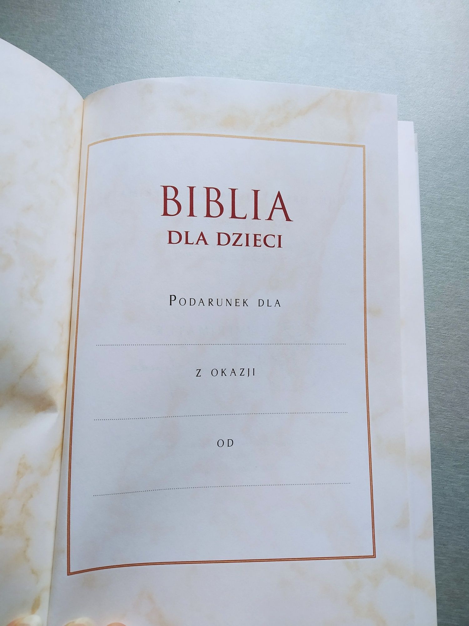 Biblia dla dzieci