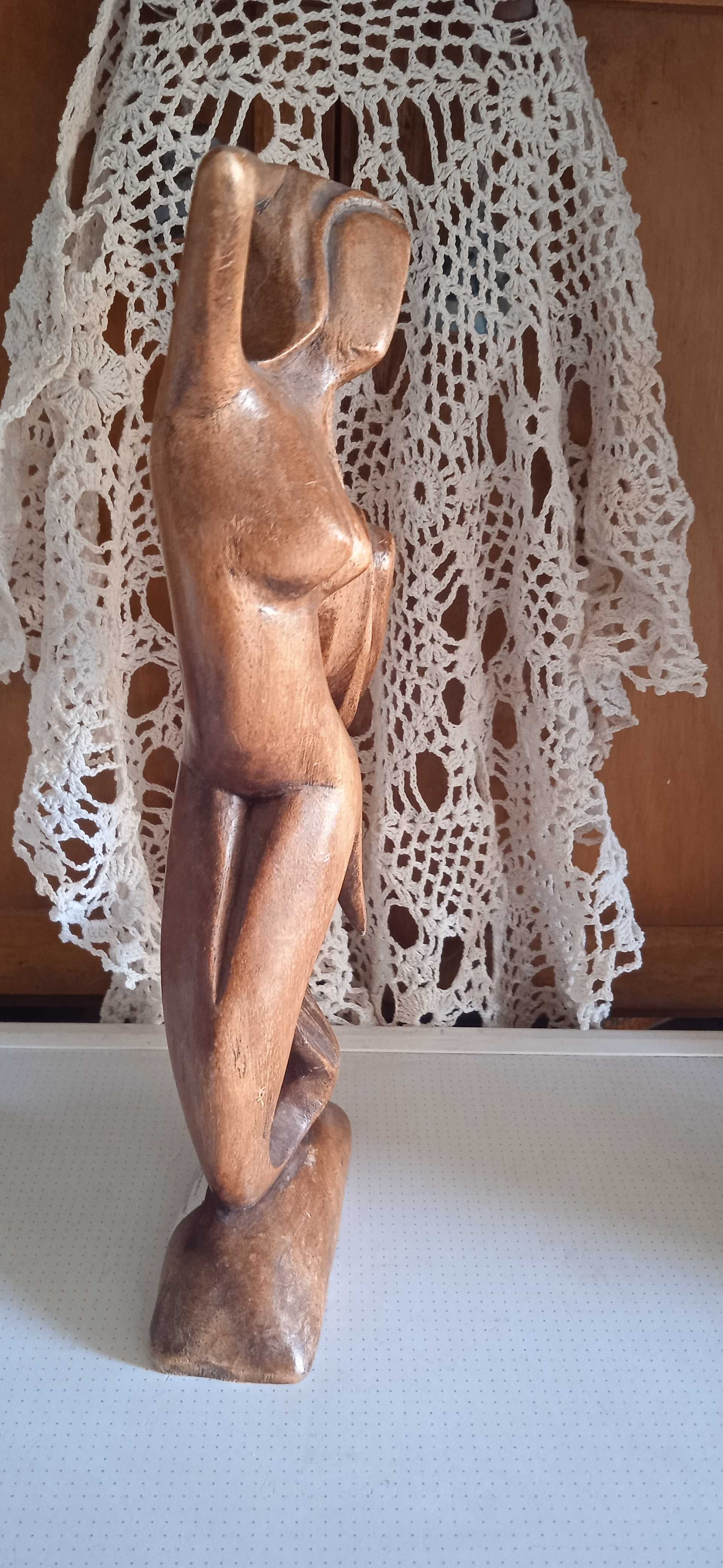 Очень интересная деревянная фигура Русалка высота 30 см