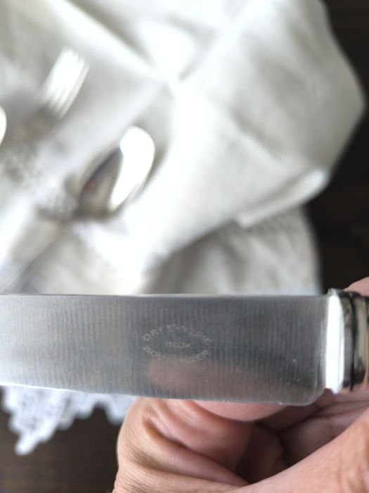 Talheres muito antigos com banho de prata