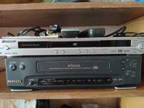 Проигрыватель DVD Pioneer, видеомагнитофон Самсунг