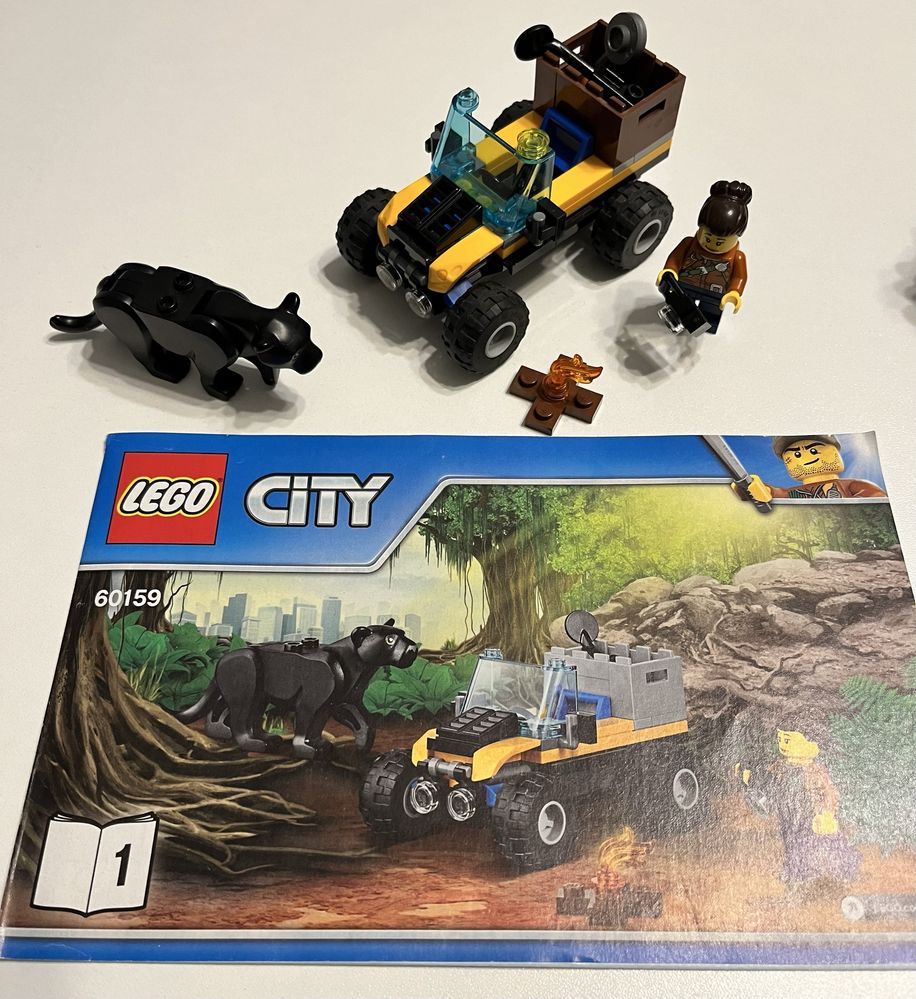 Lego City 60159 misja półgąsienicowej terenówki
