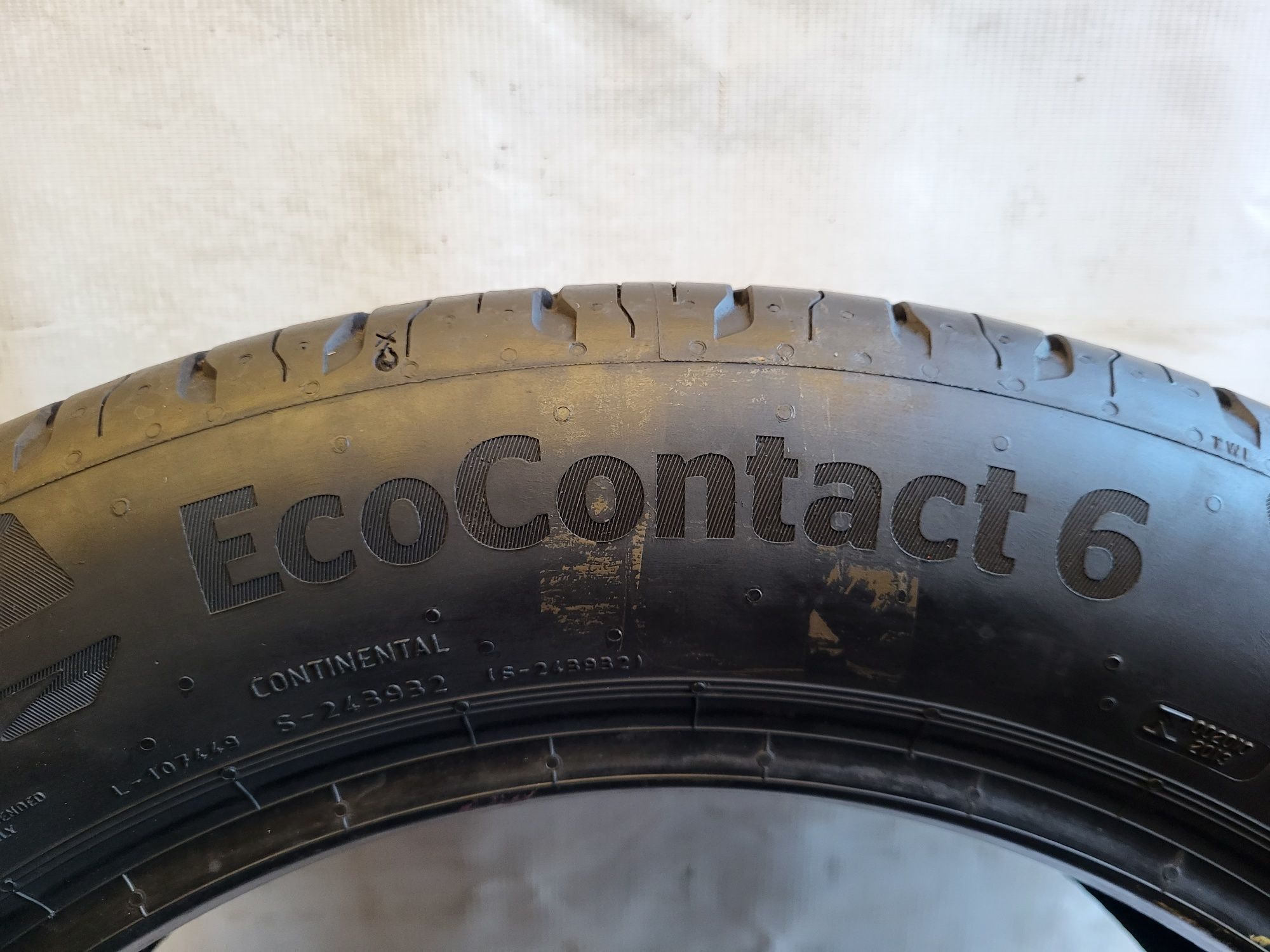 Opony Continental EcoContact6 195 55 R16 Para jak Nowa