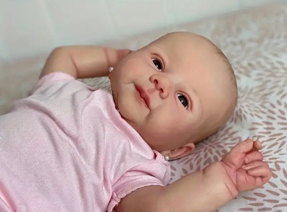 Lalka typu reborn,51 cm, nowa + maskotka gratis (4)