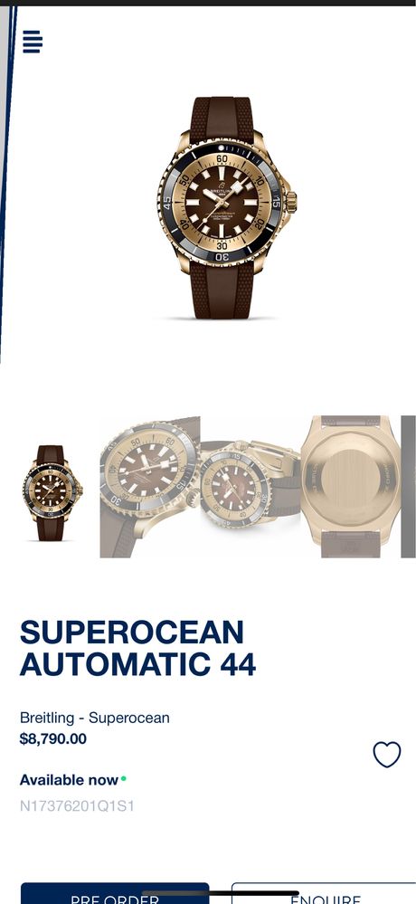 Годинник BREITLING Superocean Automatic