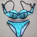 Bikini strój kąpielowy PUSH UP PRZESZYCIA MIĘTOWY L 40