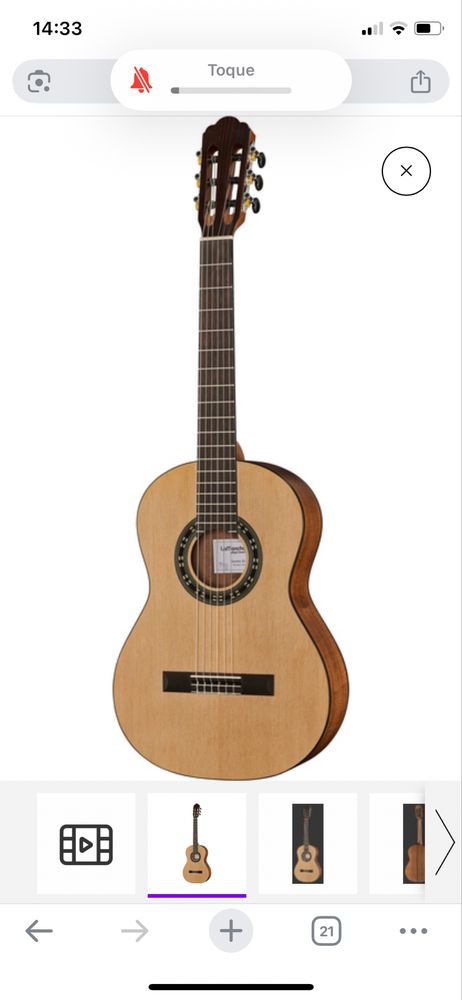 Viola classica nylon guitarra