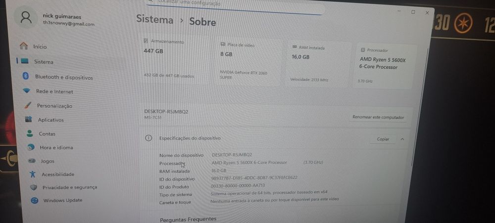 Venda ou Troco torre em portatil