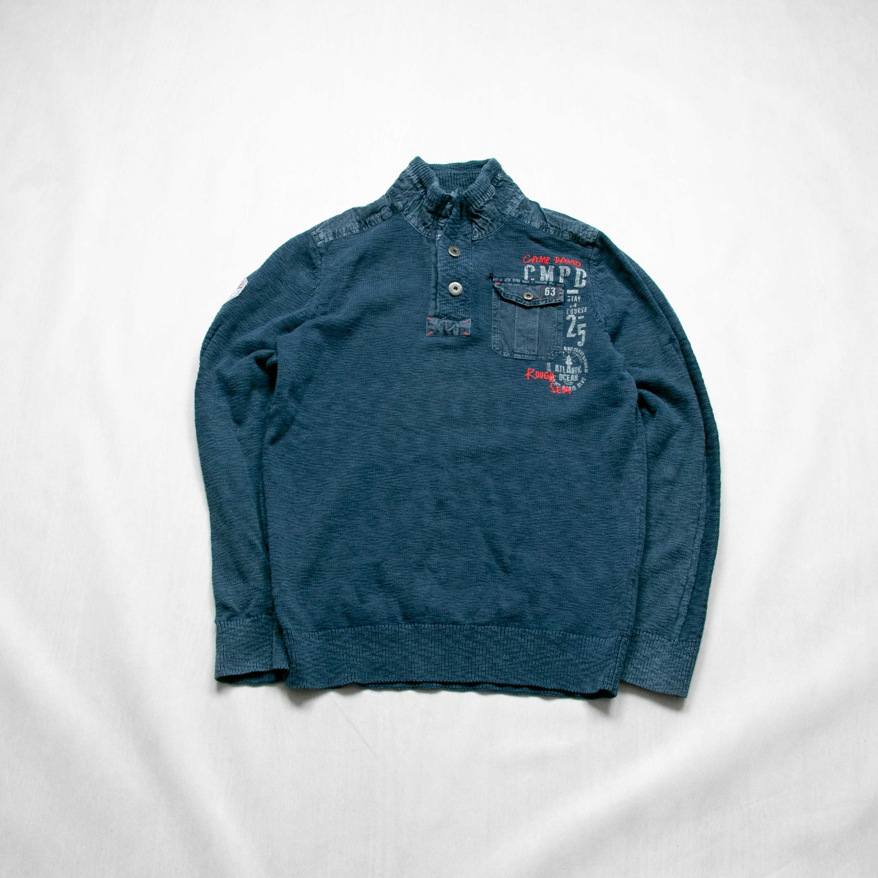 Camp David sweter halfzip L