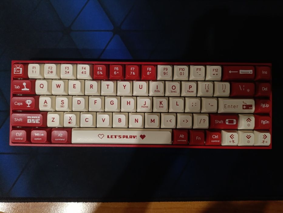 Механічна Клавіатура Ajazz AK680 на червоних світчах