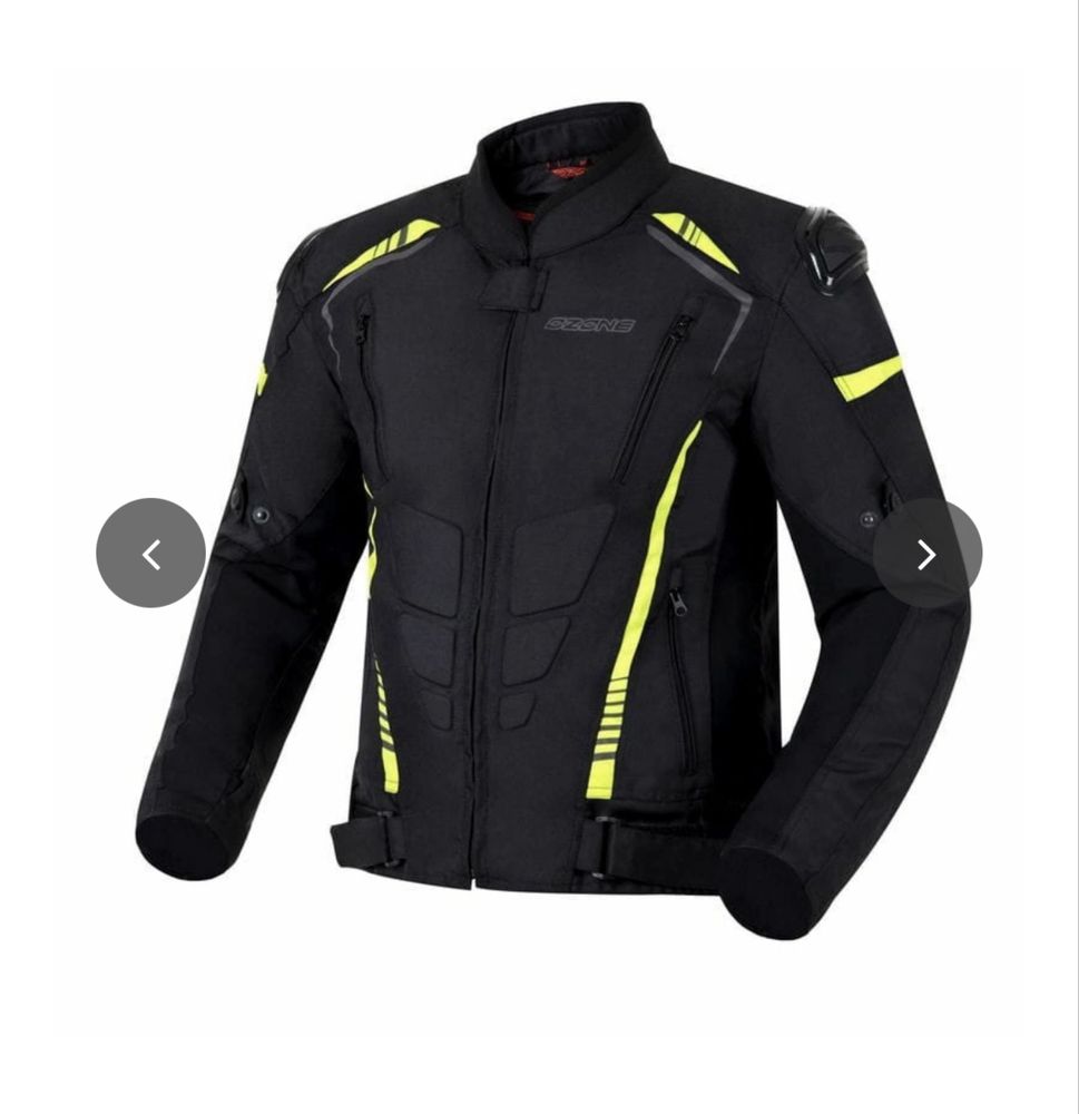 Kurtka Motocyklowa Ozone Pulse Black Fluo rozm. L