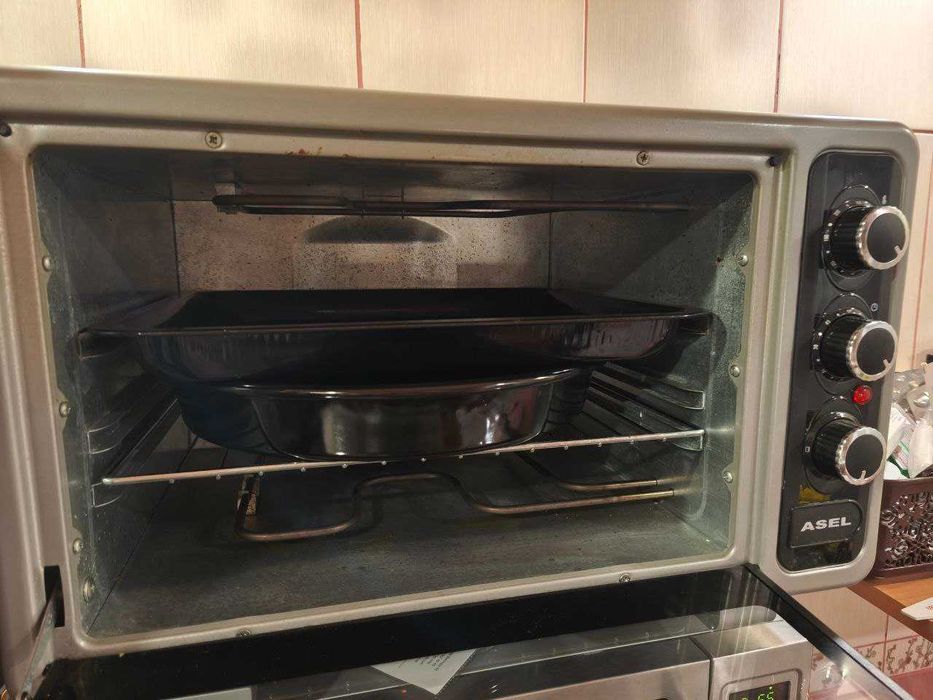 Электро печь духовка ASEL AF-40-23 электрическая 40L електрична піч