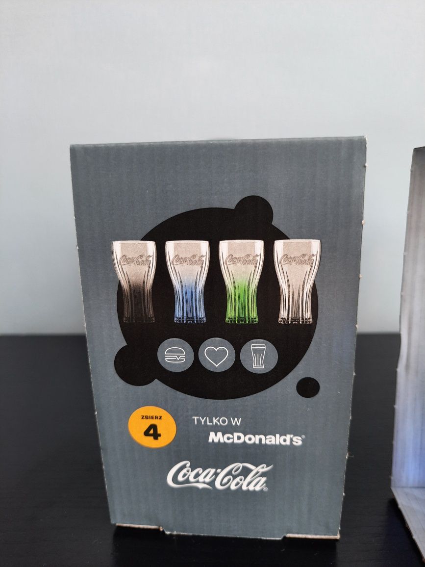 Szklanki Coca Cola McDonalds 2023 Komplet