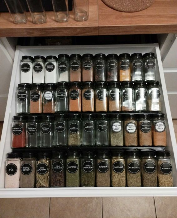 Zestaw słoików na przyprawy – 24 szt. szklanych pojemników