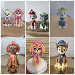 Figurki na tort psi patrol skye chase rocky
