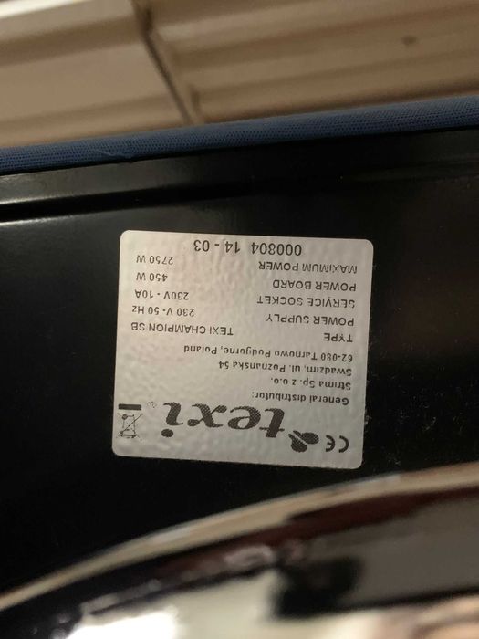 Stół prasowalniczy Texi Champion SB+ wytwornica pary Battistella