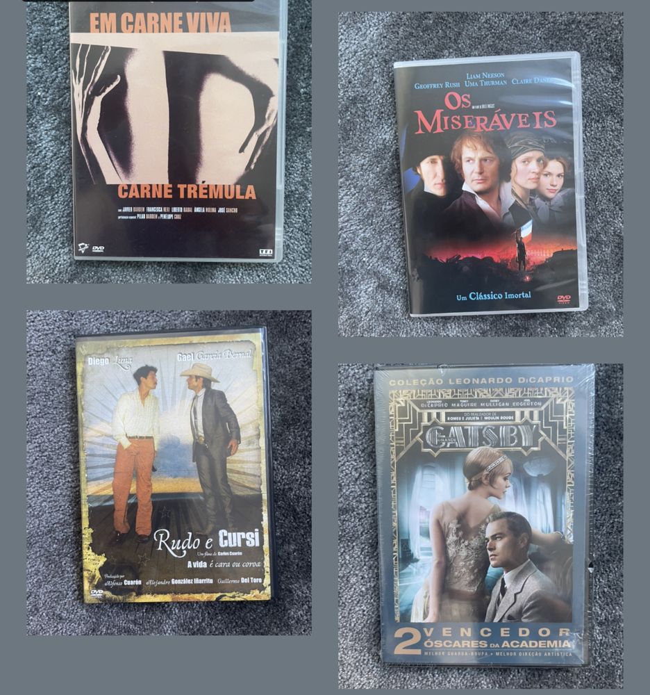 DVDs Raros e de animação