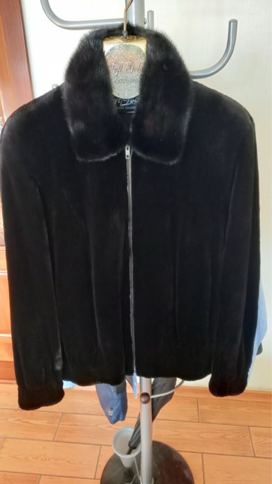 Мужская куртка норка Мʼяке золото