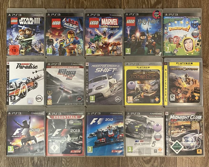Диски Sony playstation 3 ps3 лицензия
