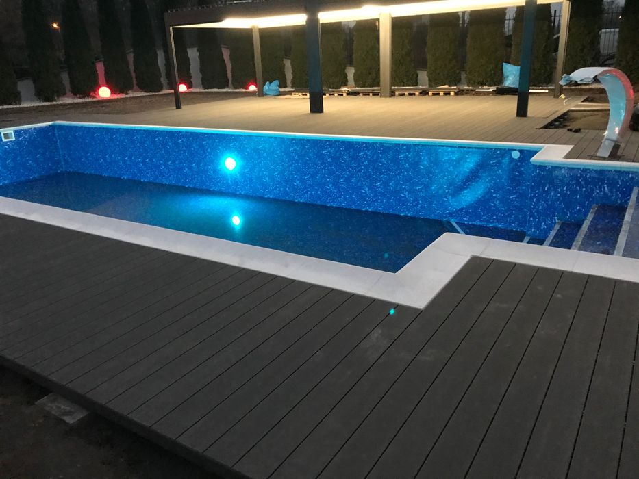 DESKA KOMPOZYTOWA PVC  Ryflowana, Str. Drewna, klasa PREMIUM Cena  m2