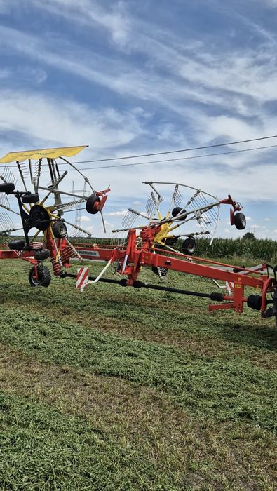 Zgrabiarka dwukaruzelowa do boku Pottinger top 662/Krone/Kuhn/Fella