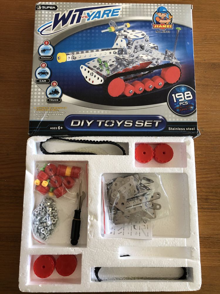 Diy toys set construção