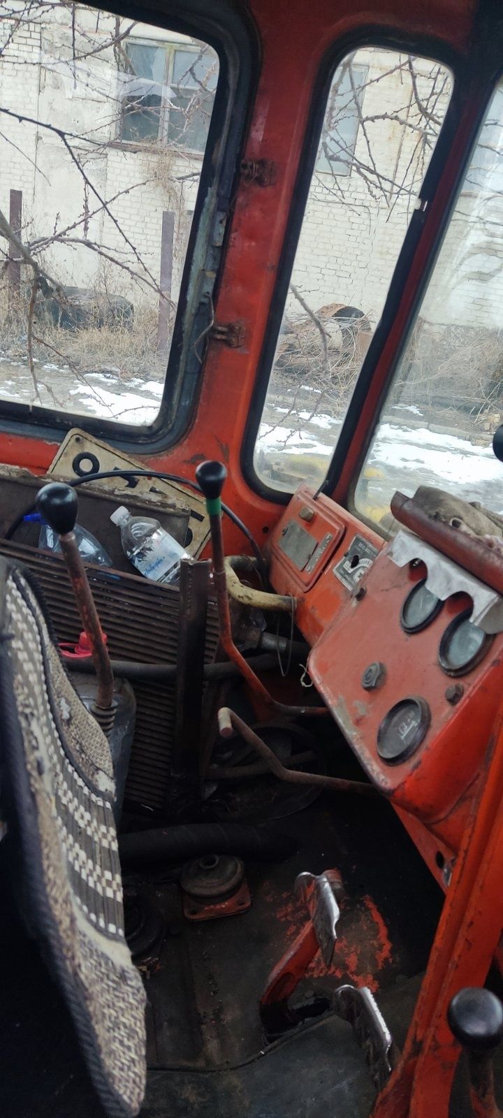 Бульдозер з перекосом. Турбований