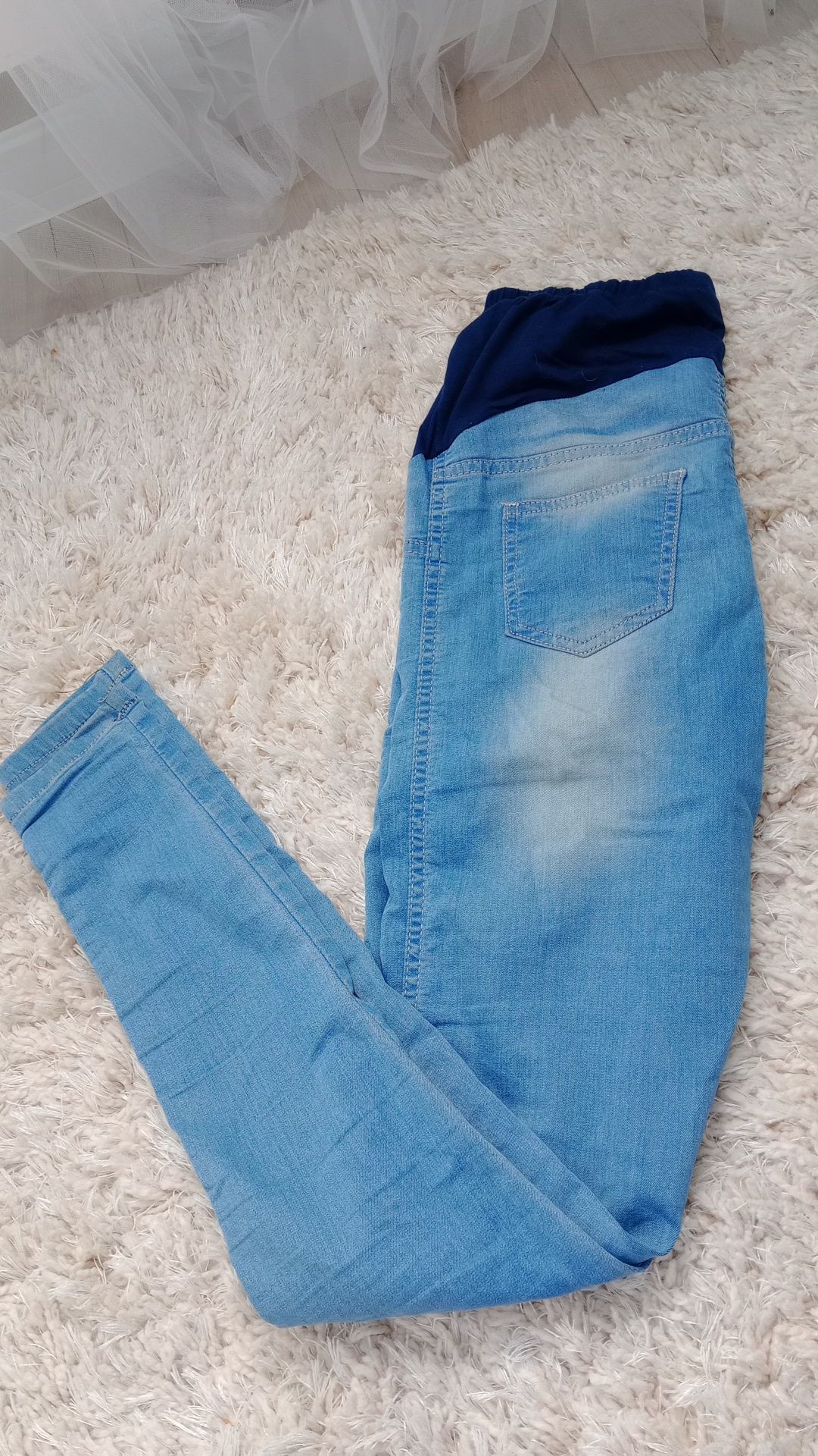 Spodnie jeansy ciążowe S 36 zentex
