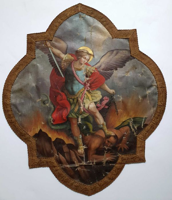 podwojny obraz olejny na płótnie