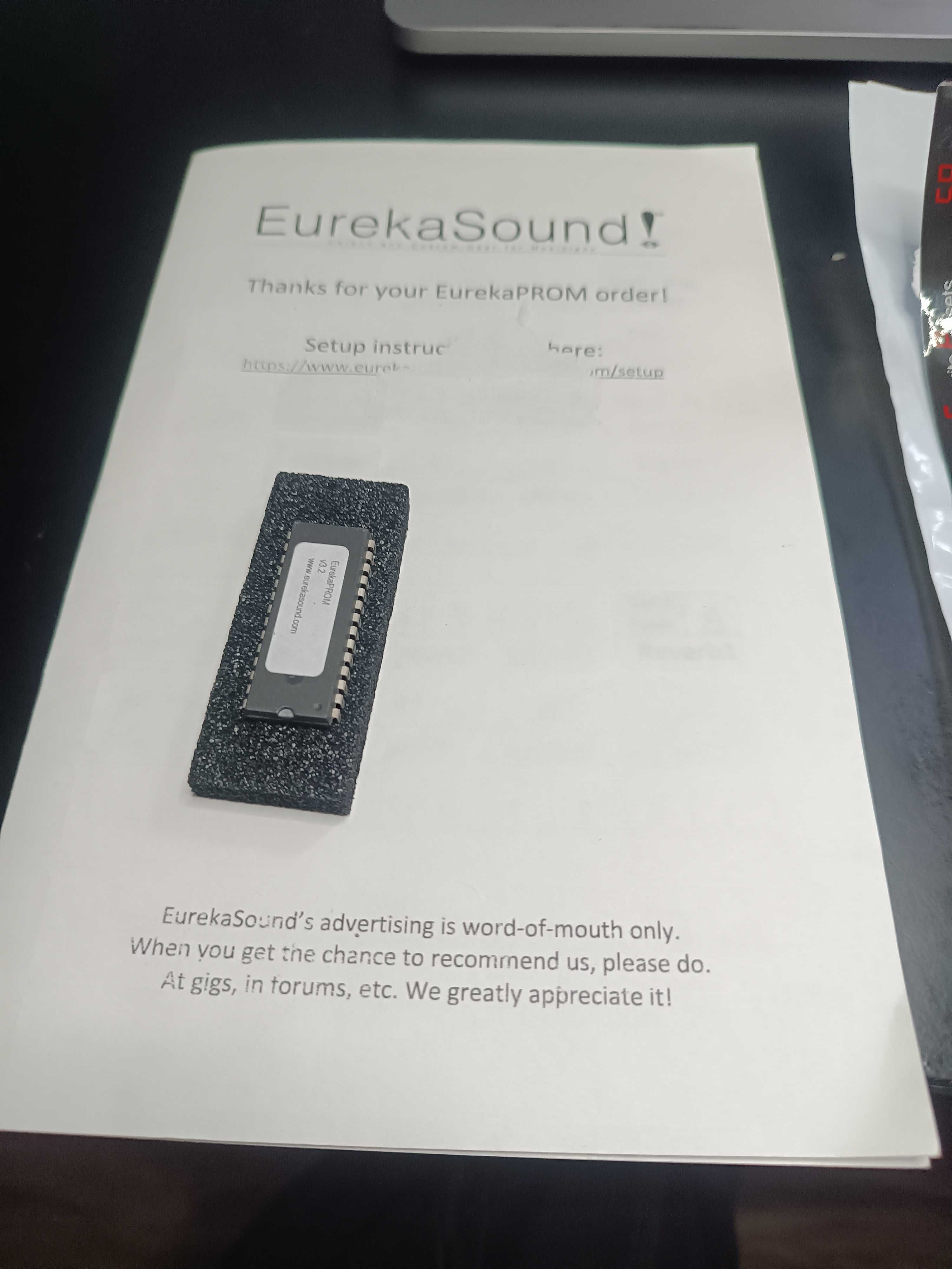 EurekaProm3  rewelacyjny Chip eprom do Berhinger FCB 1010
