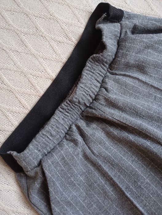 ZARA 11-12L szerokie szare spodnie dzwony w paski