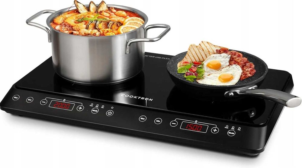 Cooktron płyta indukcyjna, 2 płyty, sterowanie dotykowe