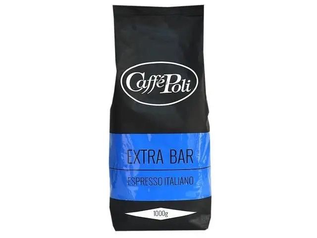 Кава в зернах Caffe Poli Extra bar Італія 1 кг