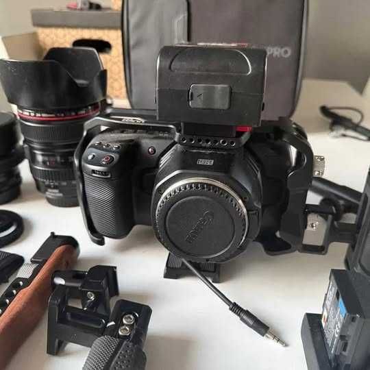 Zestaw Filmowy – Kamera BMPCC 6K + DJI Ronin RS2 Pro Combo + Akcesoria