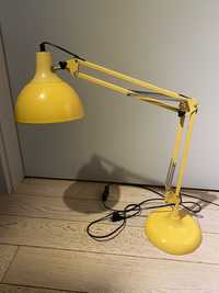 Lampa biurkowa Spot light żółta regulowana
