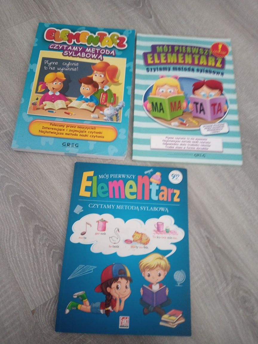 Zestaw książek dla dziecka Mój pierwszy elementarz plus pozostałe