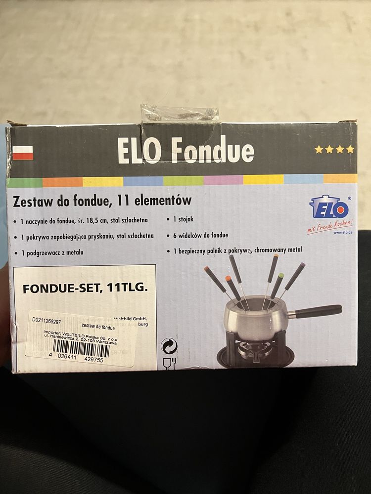 Zestaw do fondue ELO 11 elementów