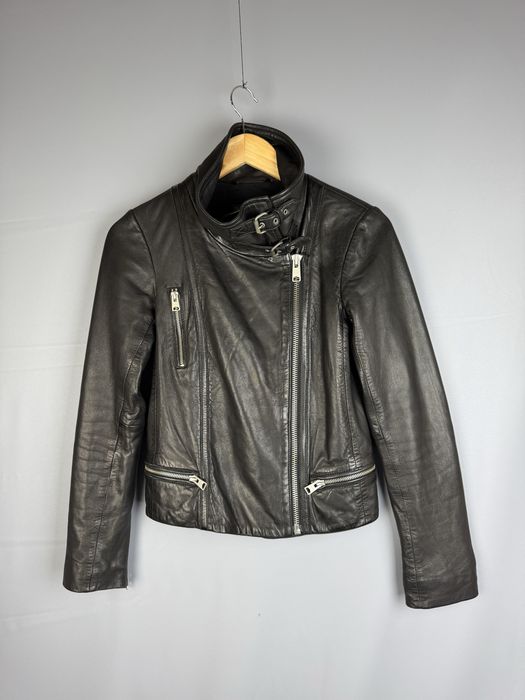 Жіноча косуха allsaints шкірянка кожанка олсаінтс xs-s
