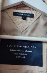 Beżowy płaszcz trencz Tommy Hilfiger